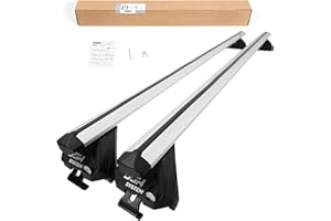 DGH SYSTEM Easy Line Glide 112 cm Barres de Toit Compatible avec Renault Espace (MK VI) SUV 2023- avec Rails fermées, verrouillable, 100 kg