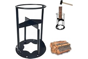 LRXYFYW Manueller Holzspalter Kindling Cracker Brennholzspalter,Holzspalter Kindling, Tragbare Brennholz Brennholzspalter,Gusseisen Holzspalter,Manuelles Spaltwerkzeug,Quick Manueller Holzspalter