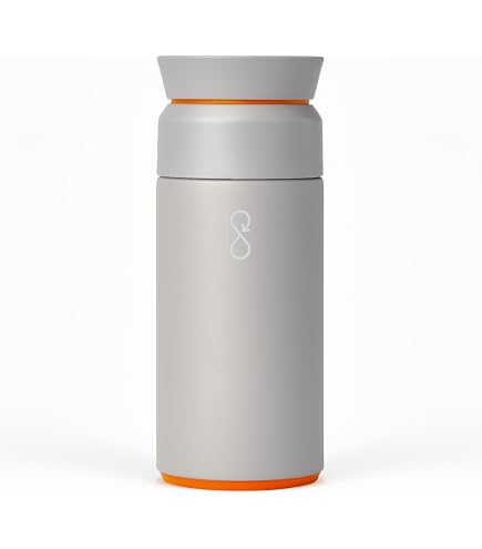 Ocean Bottle Recycled Stainless Steel Water Bottle - Eco Friendly Reusable Lavender & Lavender Haze 350ml