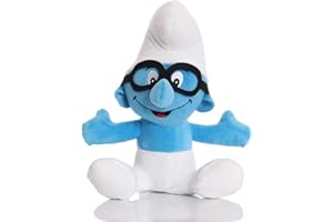 FCMTFV Smurfs Peluche,Smurfs Pupazzo,23Cm Pupazzi,Smurfs Peluche Bambini,Smurfs Cartoni Animati Plush,Giocattolo Di Peluche.
