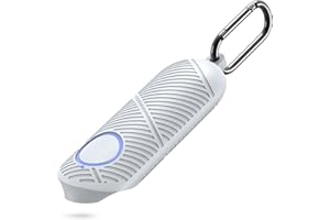 SUPMEGA Étui de protection en silicone pour Beurer BR 60 BR 90, étui de protection fin avec mousqueton pour un transport confortable, compatible avec Beurer BR 60, gris