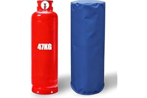 JTENGYAO 47KG Large Gas Bottle Cover, Full Cover Oxford Fabric Propane Tank, Waterproof, Weather-Resistant, Durable, Ideal for Outdoor, Gardens, Events (royal blue-1pcs)