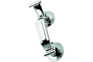 OriginalForgery Large Polished Chrome Doctors Style Door Knocker (BC25B)