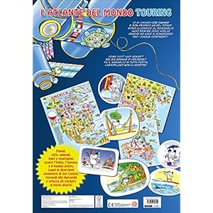 L'atlante del mondo Touring. Con adesivi