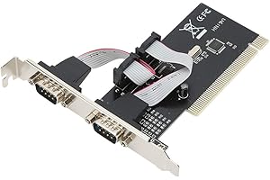 Serial Port Cards, Bewinner PCI to 2 Serial Port Card PCI-Express 2-Port DB9 Serial Controller Card RS232 RS-232 Extension Adapter Card for Desktops