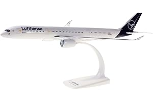 herpa Airbus A350-900 - Avión de pasajeros Airhansa A350-900, Modelo de avión con Soporte, Modelo de avión, Modelo en Miniatura, Coleccionable, de plástico, Escala 1:200