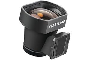 TTARTISAN 35 mm Optical Viewfinder External Camera Viewfinder with 35 mm Frame Lines, Multi-Coated Glass, Aircraft Aluminium Housing, Hot Shoe Mount, Lightweight 25 g Camera Viewfinder