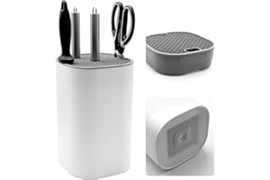 NVGFTG Ceppo Coltelli da Cucina Vuoto, Ceppo Portacoltelli da Cucina, Ceppo Coltelli Vuoto, Universal Porta Coltelli Cucina, Ceppo per Coltelli Vuoto