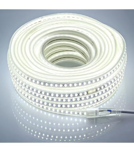 TENDIST Ledstrip, 5 m, koudwit, 3000 - 6500 K, warmwit, led, 24 V, zelfklevend, met afstandsbediening, intelligente app, voor binnendecoratie