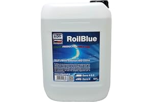 ROIL PETROLI 10 Litri di ROILBLUE AdBlue UREA 32.5 Euro 6 Additivo per Motori Diesel, IMPIANTI SCR, ISO 22241, DIN70070, Euro 4/5/6 Tanica con Imbuto versante Omaggio (Solo Urea, 1 Urea)
