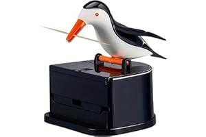 OBELUNRP Bird Toothpick Dispenser, 3.4inch Funny Toothpick Holder Dispenser, Push Bird Toothpick Holder for Restaurants, Cafeteria and Home