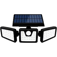 SEFON Solarlampen für außen mit Bewegungsmelder 70 LED Solarleuchten für außen IP65 LED Strahler Außen 360° Drehbare…