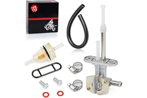 MOTO1988 Kraftstoffventil Benzinhahn 8 mm kompatibel mit Yamaha Raptor 660 660R YFM660 YFM660R 2001 2002 2003 2004 2005 5LP-24500-01-00