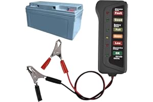 YOSOO 12v auto moto carica, batteria tester analizzatore generatore manovella test per batteria auto e alternatore tester batteria mp 18-12 12v 18ah batteria tester auto 12v batteria dispositivo di controll