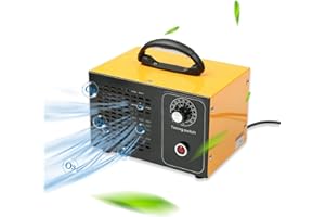 Machine à Ozone 32000 MG/h Ozonator Générateur d'Ozone Machine de Filtre à Air Portable pour Purification de l'Air et Élimination des Odeurs Purificateur d'Air pour Bureau Salle de bain Maison Voiture