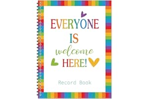 Faccito Teacher Record Book, 8.5 x 11 Inch, Record Book, Undated, Attendance Book, Class Book, Student List, Monthly Reminders, Record Chart Gifts for School, Office