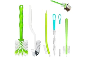 UHETLET 4 PCS Cepillo de Limpieza para Thermomix, Limpieza con Cepillo para Vaso, Cuchillas, Botellas y Tazas - Cepillos de Limpiezas Compatible con Thermomix TM5 TM6 TM21 y TM31