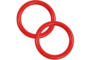 rockible 2x Gymnastic Rings Gym Ring Strength Training Anti-Slip Rings Training Rings Exercise Rings for Gym Equipment