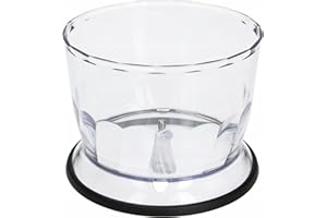 AGDOM24H_PARTS Picadora, recipiente, recipiente para picar 500 ml para batidora de mano, batidora de mano compatible con Braun MultiQuick AS00004191, tipo: 4191, 4192