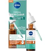 NIVEA Derma Skin Clear Balancing and Anti-Acne Serum 30ml, Soothes Skin, Not Comedogenic,Niacinamide, Hyaluron