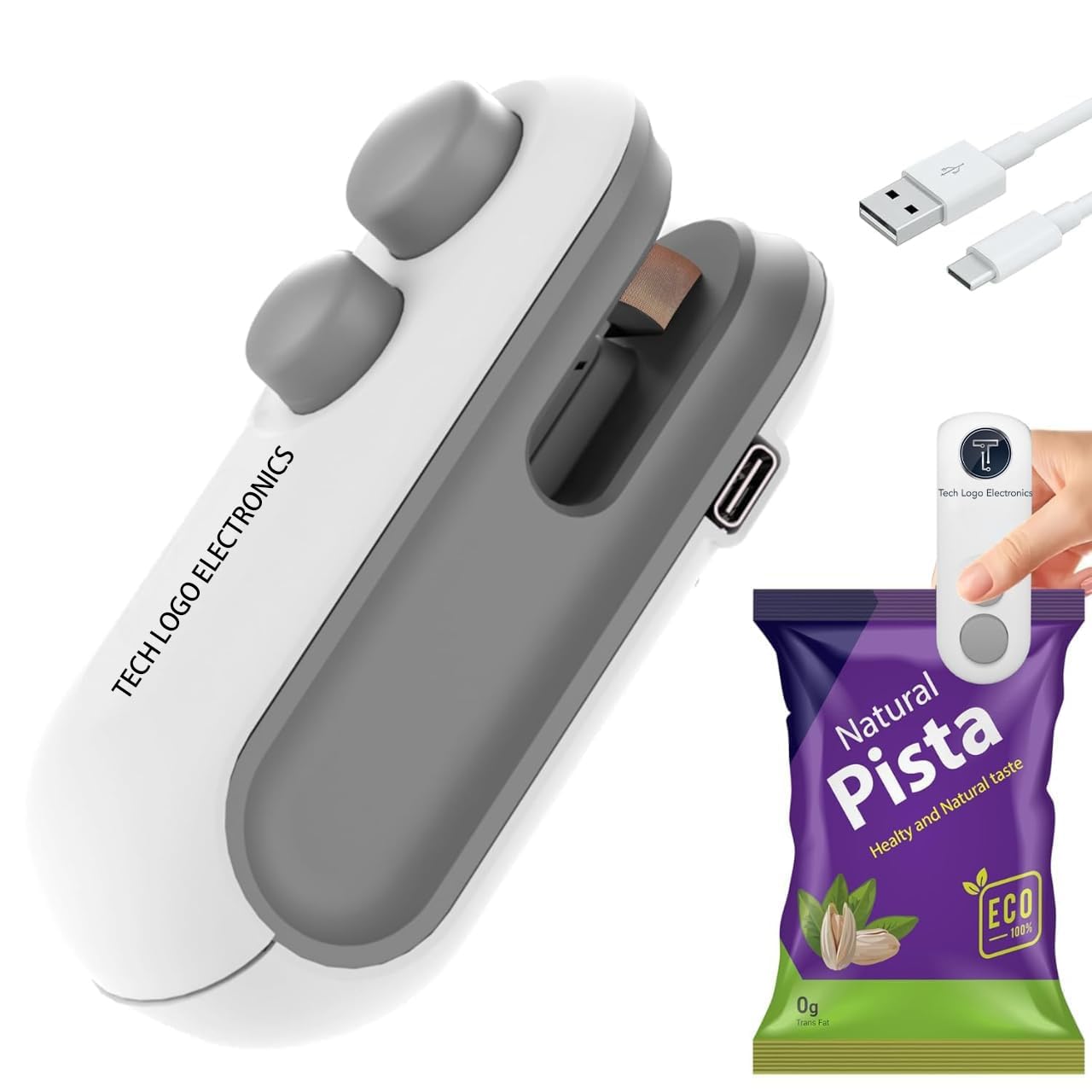 TECH LOGO ELECTRONICS Portable Mini Sealing Machine Review: Seal and Cut with Ease