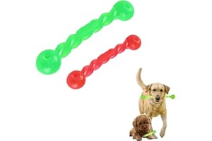 XONGSYUE Hundespielzeug, 2 Pcs Gummispirale Kauknochen, Kauknochen für Welpen, Kauspielzeug Hund Robuster Langlebiges, Hundespielzeug Intelligenz, Hunde Spielsachen für Zähne reinigen und Zahnfleisch massieren