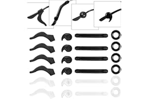 JOYAN 32 Paar Brillen Ohrpolster Silikon, anti rutsch brille, Brillen Antirutsch Halter, silikon pads brille, Brillen Ohr Pad, Brillen-Zubehör für Kinder und Erwachsene