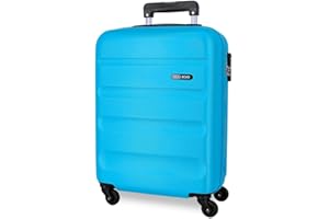 ROLL ROAD Flex Maleta Rígida Fabricada en ABS, un Material, Cierre de combinación Lateral 4 Ruedas Dobles Equipaje Mano, Práctico Interior con un Compartimento