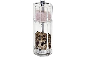 Metaltex Pfeffermühle, Acryl, Transparent/Silber