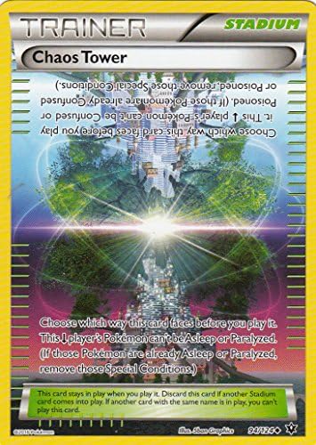 Pokemon XY Fates Collide Chaos Tower 94/124 Trainer card