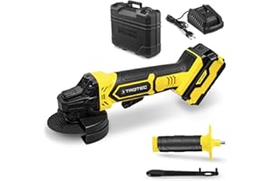 TROTEC PAGS 21-115 Akumulatorowa szlifierka kątowa z akumumlatorem Flexpower 20 V/ 4,0 Ah prędkość obrotowa 10 000 obr./min