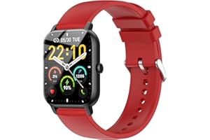 SUGARJAR Correa para Nerunsa P66D, 22 mm silicona Correas para Donerton T50S,T50H,Popglory P66,ENOMIR IDW19/LW51/LW11, TOOBUR IDW13/IDW16/IDW19/BW01,uaue T50S,Narcid P95/P66, TUYOMA LW36,WeurGhy Y6