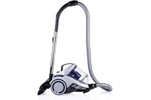 ‎DIRT DEVIL Dirt Devil Staubsauger ohne Beutel - DD2504 - 700W - HEPA 12 Filter - 9M Reichweite - mit Combibrush, Versenkter Bürste und Parkettbürste - 4.9KG - Staubsammelbox 2.7L , Blau