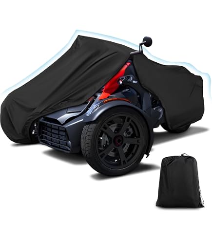 UltraGard Copertura Completa Per Can-Am Spyder RS/ST/GS, Impermeabile, Protezione Parabrezza, Nero/Carbone - 2