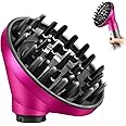 NALACAL Hair Diffuser Attachment for Dyson for Airwrap HS05 HS03 HS01, Portable Hair Dryer Diffuser Nozzle Converting for Airwrap Styler To Hair Dryer Pink