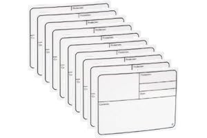 ADAMHALLHARDWARE 10 x Adam Hall 88000 Tour Label, selbstklebend weiß 130 x 85 mm - Beschriftungs Produktions Schild, Pruduction Plate Tourlabel Tourlable