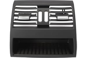 Konuooer Hinten Lüftungsgitter Kompatibel mit F10 F11 luftgitter Mittelkonsole Air Vent Grille 5er 520 523 525 528 530 535 550 M5 2010-2016 64229172167