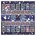 Price comparison product image Wokee Rubber Play Mat, Large Size Computer Keyboard Mouse Pad Galaxy Style Gaming Competition Pad for Yu-gi-oh Card, 23.62x23.62inches