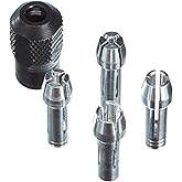 Dremel 4485 1 Adet Mandren Dahil Penset Seti, 1 mandren ve 4 penset (0,8/1,6/2,4/3,2 mm)