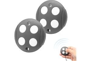 WEPAI Telecommande Portail Compatible avec MHOUSE GTX4 433,92 MHz, Bip Portail Porte De Garage, 4 Canaux, Code de Roulement (Lot de 2)