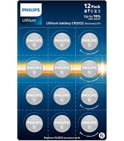 VARTA CR2032 Knopfzelle – Lithium 3V, 5er Pack, Für Autoschlüssel, Waagen, Fernbedienungen & Mehr