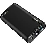 TECKNET Power Bank Charger 20000mAH PowerWave Portable Ultra High Capacity External Battery 3A 2 USB Ports Compatible With iP