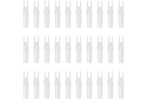 sourcing map Archery Arrow Nocks Plastic Carbon Arrow Inserts .244"/6.2mm for DIY Hunting Shooting