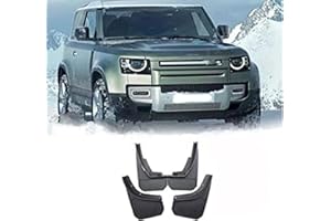 BioNyt 4 Pezzi Paraspruzzi Auto per Land Rover Defender 90 110 L663 2020 2021 2022 2023, Anteriore Posteriore Parafanghi Parafango Protezione Decorativi Accessori
