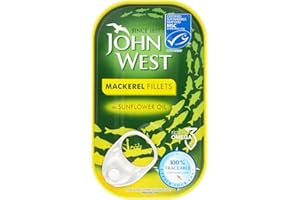 (10 Pack) John West Mackerel Fillet in Oil - 125g
