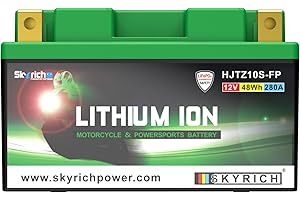 Skyrich - Batteria moto Litio YTZ10S-BS 12V 4Ah HJZ10