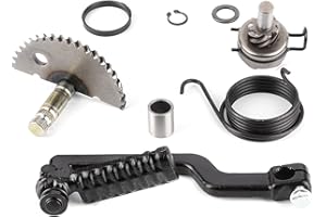 COCOARM Kickstart Kit de pignon de démarrage, pignon de démarrage du moteur, mobylette, levier de démarrage, pignon d'arbre pour GY6 49, 50, 80, 100