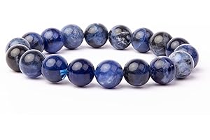 V Vascavi Armband Edelstein, Naturstein als Chakrastein, Heilstein, MADE IN GERMANY Perlenarmband ca. 20 cm lang, elastisch