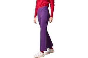 Goldenpoint Donna Leggings Kick Flare con Tasche