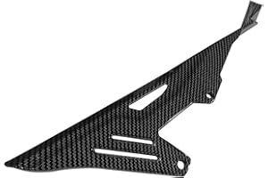 Woodniu Racein Chain Guard Cover for Surron Light Bee X/S and Segway X160/X260, Waterproof Dirt Bike Chain Protector, Imitation Carbon Fiber Motorcycle Accessories,Water Transfer